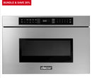 Dacor Contemporary DMR24M977WS
24 Inch Microwave Drawer with Sensor Cook, Easy Minute, Automatic Start, Multiple Sequence Cooking, Automatic Opening, Keep Warm, Child Lock, Beverage and 1.2 cu. ft. Capacity