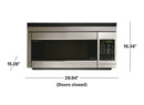 Sharp - 1.1 Cu. Ft. Convection Over-the-Range Microwave with Sensor Cooking - Stainless Steel
Model:R-1874