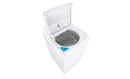 LG - 4.3 Cu. Ft. High-Efficiency Top Load Washer with SlamProof Glass Lid and 7.3 Cu. Ft. Electric Dryer with Sensor Dry - White WT6100CW . DLE6100W