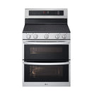 LG - 6.9 Cu. Ft. Freestanding Double Oven Gas True Convection Smart Range with EasyClean and Air Fry - Stainless Steel
Model:LDGL6924S/ LDEL7324SE