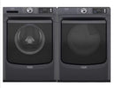 Maytag Smart Pet Pro Front Load Washer with 5.0 cu. ft. Capacity, 1150 RPM, 12 Wash Cycle, Steam Option, Sanitize Cycle, Drum Light, Auto Sensing with Smart Pet Pro Front Load Electric Dryer with 7.4 cu. ft. Capacity, Midnight Steel