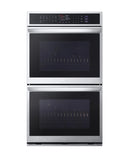 LG - 30" Smart Built-In Electric Double Wall Oven with Steam Sous Vide - Stainless Steel
Model:WDEP9427F
