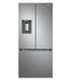 Samsung 22 cu. ft. Smart 3-Door French Door Refrigerator with External Water Dispenser in Fingerprint Resistant Stainless Steel RF22A4221SR/AA