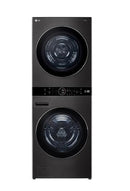 LG - 5.0 Cu. Ft. HE Smart Front Load Washer and 7.8 Cu. Ft. Electric Dryer WashTower with Steam and Ventless Heat Pump Tech WKHC252HBA , WKHC252HWA