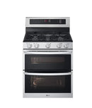 LG - 6.9 Cu. Ft. Freestanding Double Oven Gas True Convection Smart Range with EasyClean and Air Fry - Stainless Steel
Model:LDGL6924S/ LDEL7324SE