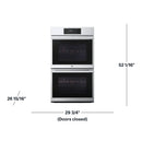 LG - STUDIO 30" Smart Built-In Electric Convection Double Wall Oven with Air Fry and Sous Vide - Stainless Steel
Model:WDES9428F