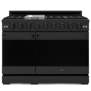 Gordon Ramsay by THOR Kitchen 48" 6.8 cu. ft. Professional Natural Gas Range in Matte Black, RSG48EB