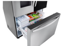 LG - 25.5 Cu. Ft. French Door Counter-Depth Smart Refrigerator with InstaView - Stainless steel LRFOC2606S