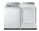 Samsung 5.0 cu. ft. Top Load Washer with Active WaterJet with 7.4 cu. ft. Electric Dryer with Sensor Dry in White