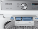Samsung 5.0 cu. ft. Top Load Washer with Active WaterJet with 7.4 cu. ft. Electric Dryer with Sensor Dry in White