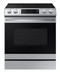 Samsung 6.3 cu. ft. Smart Rapid Heat Induction Slide-in Range with Air Fry & Convection+ in Stainless Steel