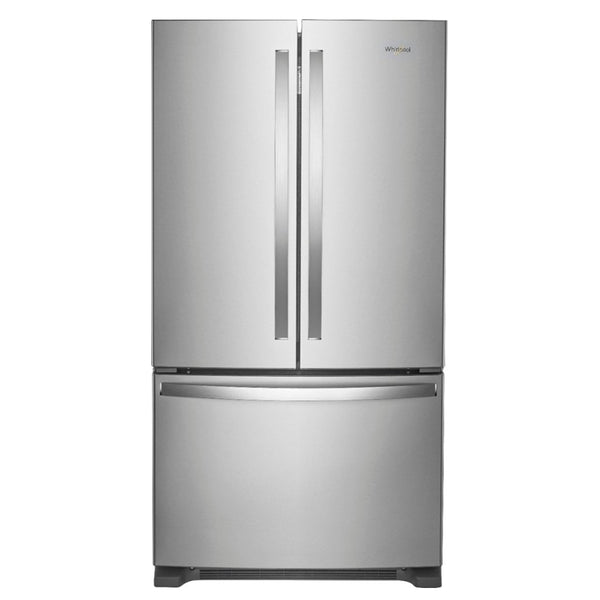 Whirlpool - 25.2 Cu. Ft. French Door Refrigerator with Internal Water Dispenser - Stainless steel - Appliances Club