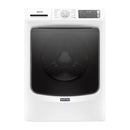 Maytag - 4.8 Cu. Ft. 12 Cycle High Efficiency Front Loading Washer with Steam - White