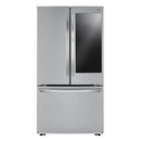 LG - 27 Cu. Ft. InstaView French Door in Door Refrigerator - Stainless steel