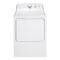GE - 7.2 Cu. Ft. 1 Cycle Gas Dryer - White