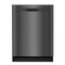 Frigidaire - Gallery 24" Top Control Tall Tub Built In Dishwasher - Black stainless steel
