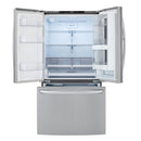 LG - 27 Cu. Ft. InstaView French Door in Door Refrigerator - Stainless steel