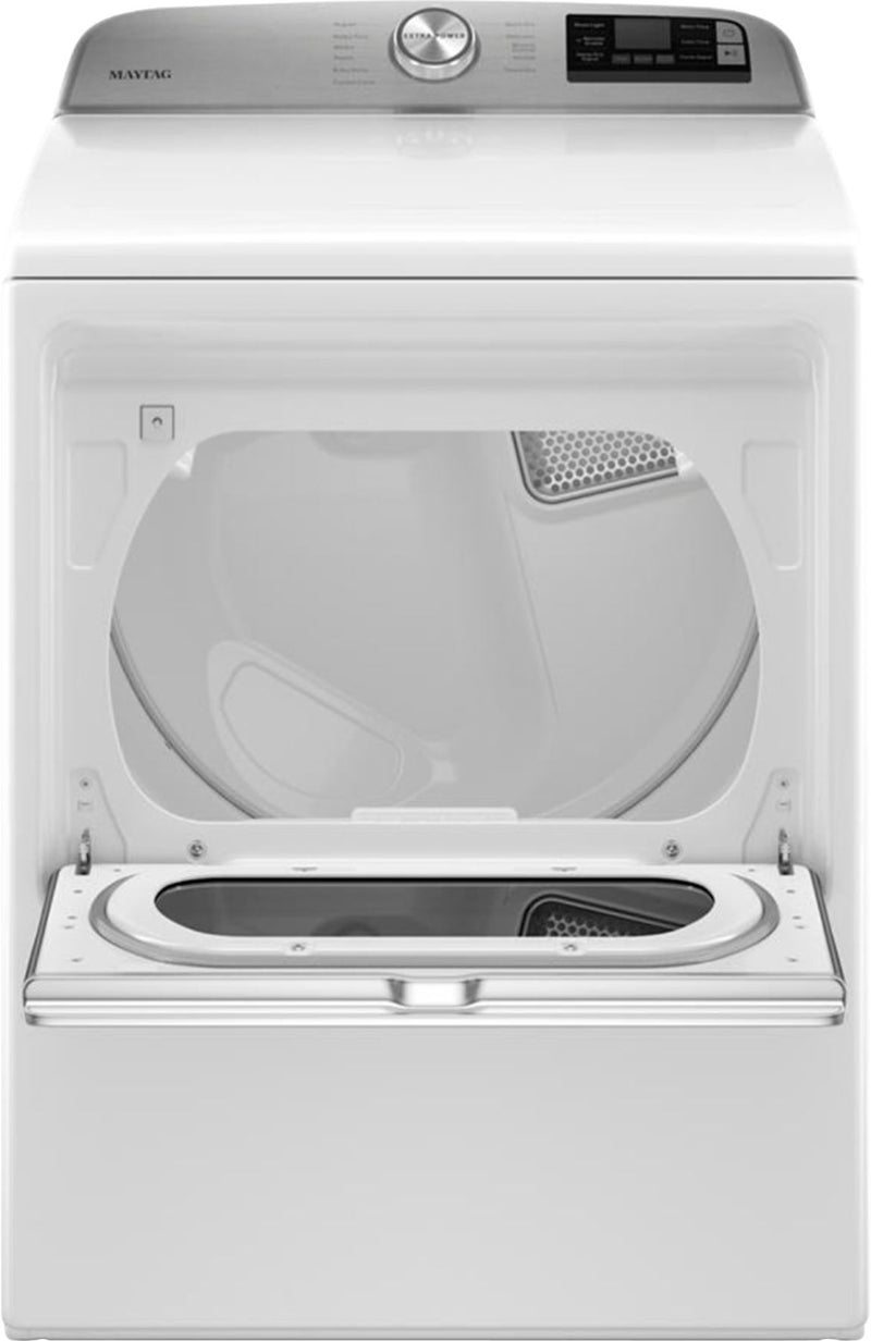 Maytag - 7.4 Cu. Ft. 11-Cycle Electric Dryer and Extra Power Button - White