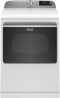 Maytag - 7.4 Cu. Ft. 13-Cycle Electric Dryer with Steam and Extra Power Button - White