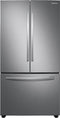 Samsung - 28 cu. ft. Large Capacity 3-Door French Door Refrigerator - Stainless steel