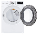 LG 7.4 cu. ft. Ultra Large Capacity White Smart Electric Vented Dryer with Sensor Dry, TurboSteam & Wi-Fi Enabled DLEX4200W