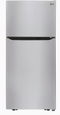 LG 20.2-cu ft Top-Freezer Refrigerator (Stainless Steel) ENERGY STAR