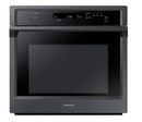 Samsung 30" Smart Single Wall Oven with Steam Cook in Black Stainless Steel