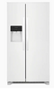 Frigidaire 25.6-cu ft Side-by-Side Refrigerator with Ice Maker (White)