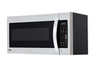 LG - 2.0 Cu. Ft. Over-the-Range Microwave - Stainless steel