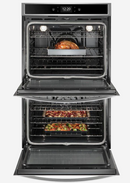 Whirlpool 30-in Smart Double Wall Oven with True Convection Cooking - Stainless Steel