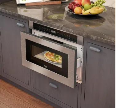 24 inch built online in microwave drawer