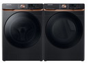 5.0 cu. ft. Extra Large Capacity Smart Front Load Washer with Super Speed Wash and Steam in Brushed Black with 7,4 CU ELECTRIC DRYER