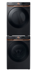 5.0 cu. ft. Extra Large Capacity Smart Front Load Washer with Super Speed Wash and Steam in Brushed Black with 7,4 CU ELECTRIC DRYER