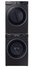 Samsung 5.0 cu. ft. Extra-Large Capacity Smart Front Load Washer with Super Speed Wash WITH 7.5 cu. ft. Smart Electric Dryer in Brushed Black