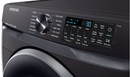 Samsung 5.0 cu. ft. Extra-Large Capacity Smart Front Load Washer with Super Speed Wash WITH 7.5 cu. ft. Smart Electric Dryer in Brushed Black