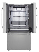 LG - STUDIO 23.5 Cu. Ft. French InstaView Door-in-Door Counter-Depth Refrigerator with Craft Ice - Stainless steel
