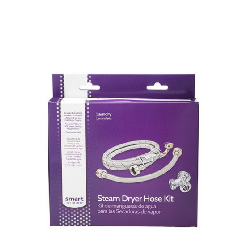 6 ft. Stainless Steel Steam Dryer Kit (Fits Most) - Appliances Club