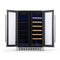 NewAir 24 In. 20 Bottle and 60 Can Dual Zone Wine and Beverage Cooler, NWB080SS00