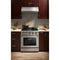 THOR Kitchen 30 in. Natural Gas Burner/Electric Oven Range in Stainless Steel, HRD3088U
