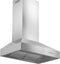 ZLINE 30 in. Professional Convertible Vent Wall Mount Range Hood in Stainless Steel with Crown Molding, 667CRN-30