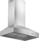 ZLINE 42 in. Professional Ducted Wall Mount Range Hood in Stainless Steel with Crown Molding, 667CRN-42