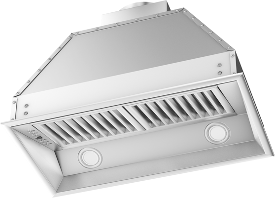 ZLINE 40 In. Remote Blower Ducted Range Hood Insert in Stainless Steel, 695-RD-40