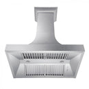 ZLINE 30 in. Designer Series DuraSnow® Stainless Finish Indoor Wall Range Hood, 8632S-30