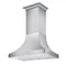 ZLINE 48 in. Designer Series DuraSnow® Stainless Finish Indoor Wall Range Hood, 8632S-48