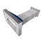 ZLINE 36 in. Ducted DuraSnow® Stainless Steel Range Hood with Blue Gloss Shell, 8654BG-36