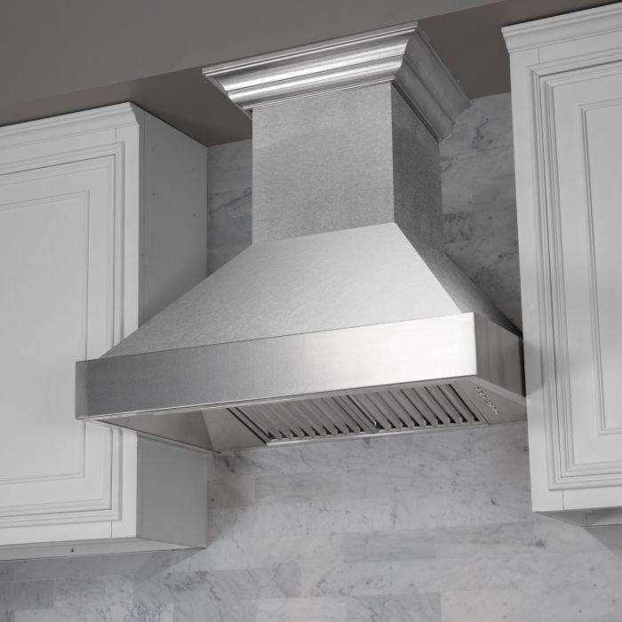 ZLINE 30 in. DuraSnow® Stainless Steel Range Hood with DuraSnow® Shell, 8654SN-30