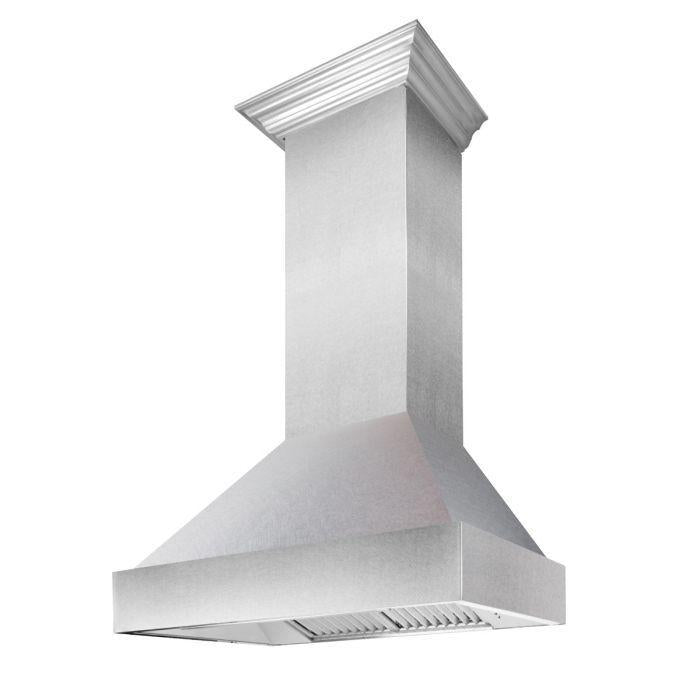 ZLINE 30 in. DuraSnow® Stainless Steel Range Hood with DuraSnow® Shell, 8654SN-30