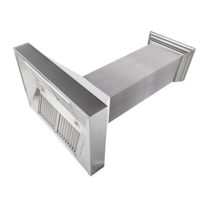 ZLINE 30 in. DuraSnow® Finish Range Hood with White Matte Shell, 8654WM-30