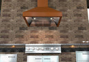 ZLINE 30 in. Copper Wall Range Hood with Crown Molding, 8667C-30