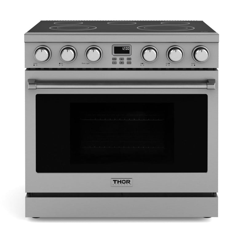 THOR Kitchen 36" Contemporary Professional Electric Range, ARE36